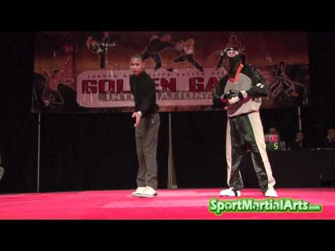 Joshua May v Leon Jefferson - Men's Team Sparring - 2012 Golden Gate Internationals
