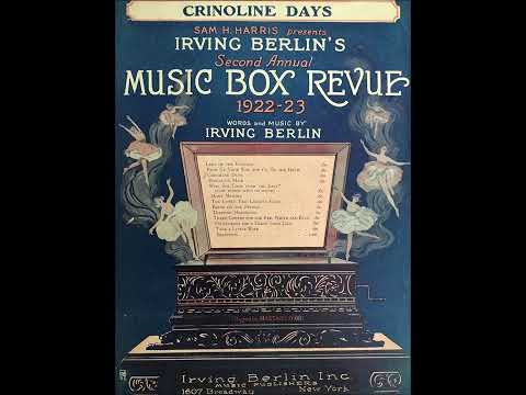 Paul Whiteman - Crinoline Days 1922 (Irving Berlin) (Music Box Revue)