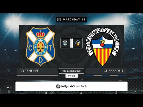 CD Tenerife - CE Sabadell MD16 J1900