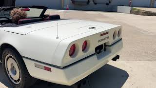 1986 Chevrolet Corvette Convertible Cold Start