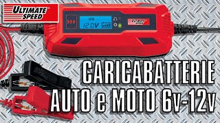 Caricabatterie AUTO e MOTO 6V e 12V ULTIMATE SPEED - ULGD 5.0 A1