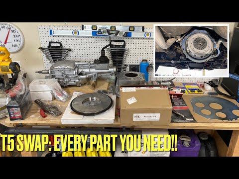 T5 Swap Parts List and Clutch Installation
