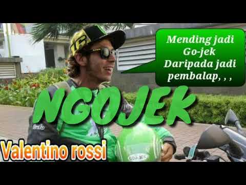 VALENTINO ROSSI JADI DRIVER "GOJEK"