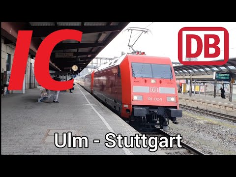 Ulm to Tübingen by (IC 1296 Salzburg - Frankfurt) Part 1/2