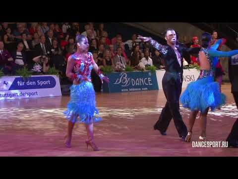 Denis Kikhtenko - Galina Akopian RUS | Cha Cha Cha | 1/4 WDSF PD Super Grand Prix Latin | GOC 2017