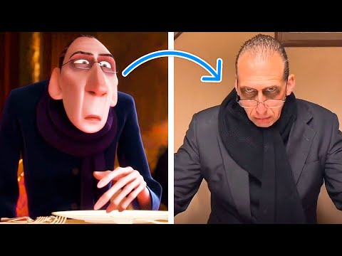 父をピクサーのキャラクターに変えてみた。ラタトゥイユ」のアントン・エゴ (I Turned My Dad Into A Pixar Character: Anton Ego From "Ratatouille")