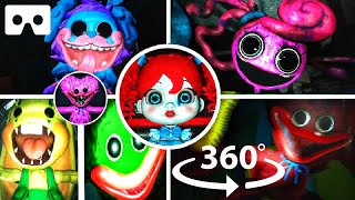 Poppy Playtime Huggy Wuggy Jumpscare VR 360 VIDEO Part 2