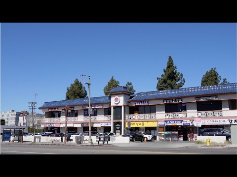 Chung Ki Wa Plaza on Olympic Boulevard in Ktown Los Angeles