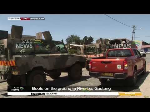SANDF deployed to Riverlea in Johannesburg