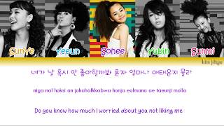 Wonder Girls (원더걸스) – Tell Me (Rap Ver) Lyrics (Han|Rom|Eng|Color Coded) #TBS