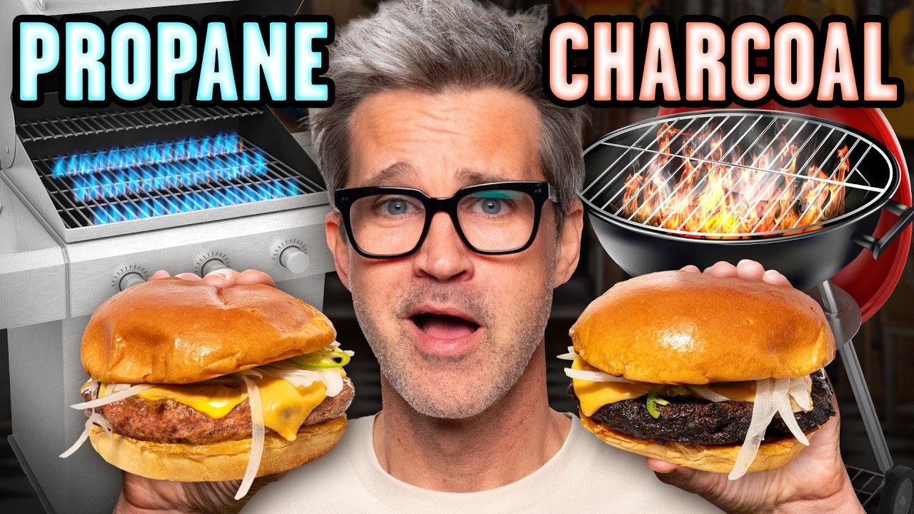 Propane vs Charcoal Grill Taste Test