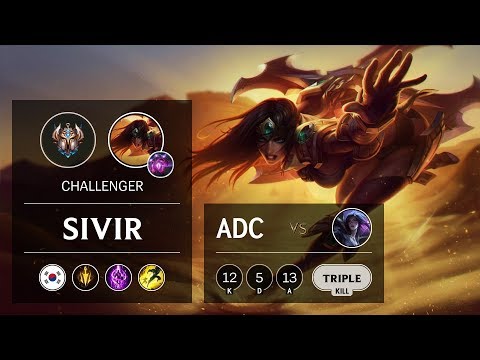 Sivir ADC vs Kai'Sa - KR Challenger Patch 9.8