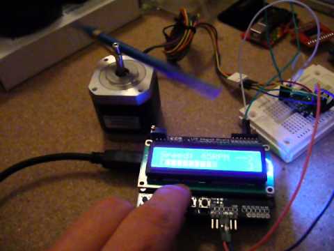 Controlling a stepper motor with Arduino and Pololu Allegro A4988 driver