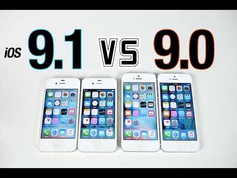 iOS 9.1 VS iOS 9.0 - Performance & WiFi Speed Test Comparison
