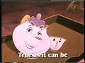 Closing To Disney S Sing Along Songs Be Our Guest Australian VHS 1993