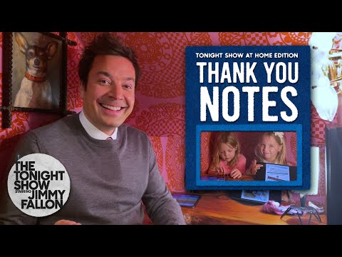 Thank You Notes: Michelle Obama, Biden’s Help Is Here Tour | The Tonight Show Starring Jimmy Fallon