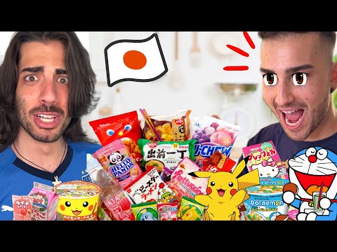 Italians trying JAPANESE SNACKS
