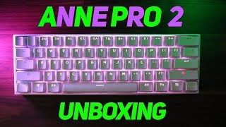 Anne Pro 2 Unboxing - RGB WIRELESS 60% Mechanical Keyboard!!!