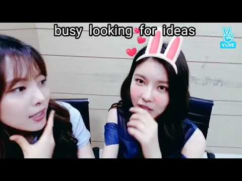 So funny Gugudan Nayoung x Haebin try to arrangement of perhaps love song