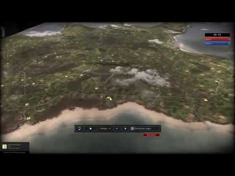 R.U.S.E Multiplayer Gameplay - D-Day! The Allied Landing [German/HD]