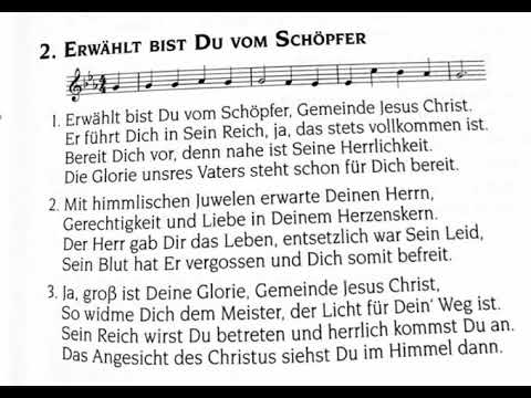 Hino 2 CCB em Alemão- Erwählt Bist Du vom Schöpfer