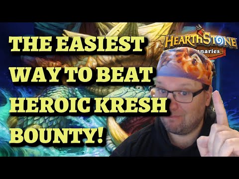 HEROIC Kresh Lord of Turtling Bounty guide - Brann & Baine equipment (Hearthstone Mercenaries guide)
