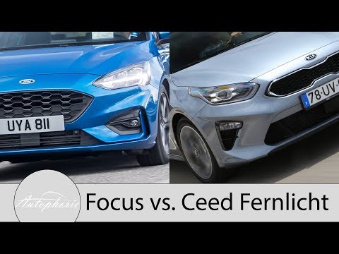 Ford Focus LED-Scheinwerfer vs. Kia Ceed LED-Scheinwerfer Pro und Contra [4K] - Autophorie