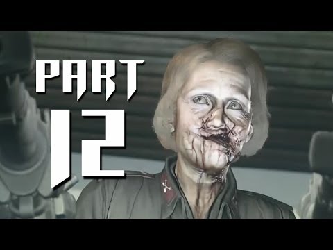 Wolfenstein The New Order Walkthrough Part 12 - SHE REALLY IS CRAZY
