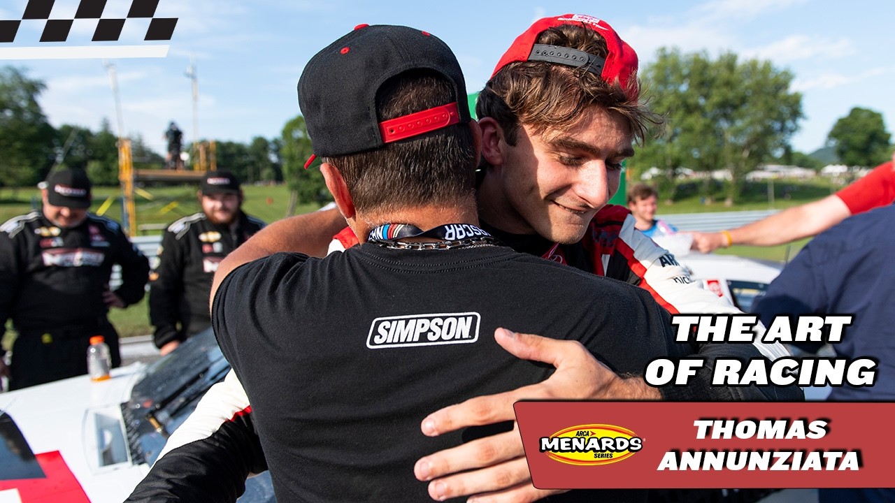 Thomas Annunziata Relives Lime Rock Win with Art Drawing