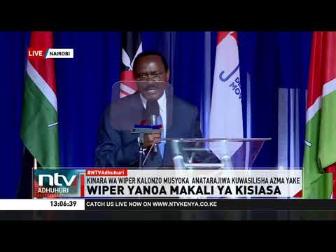 Chama cha Wiper chafanya mkutano wake wa NDC jijini Nairobi
