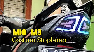 Download lagu Mio M3 lampu costum , Costum Stoplamp LED mp3