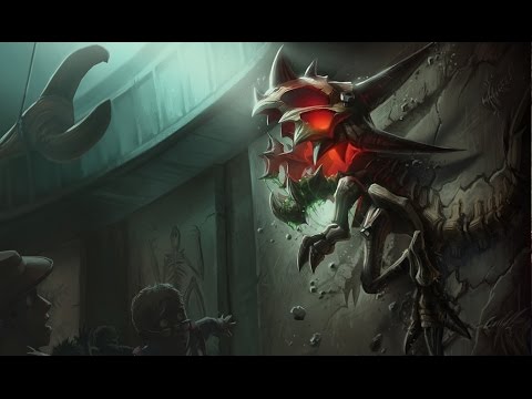 Gorilla Boy as Kog'maw/Cho'gath vs Varus/Thresh BOT LANE