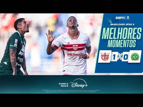 Gols e lances de CRB x Chapecoense