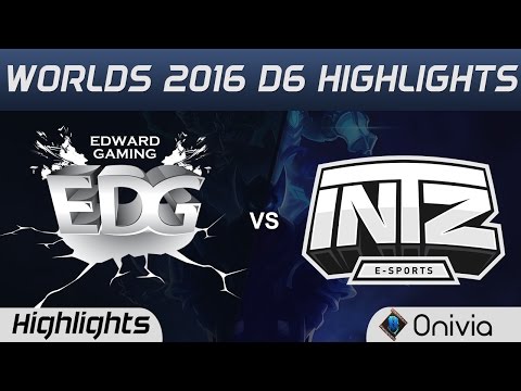EDG vs ITZ Highlights Worlds 2016 D6 Edward Gaming vs INTZ Esports