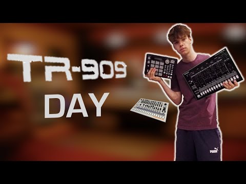 Making a HOUSE Beat for 909 DAY! | Old School beatmaking with the Tr-8 & Mpc 500