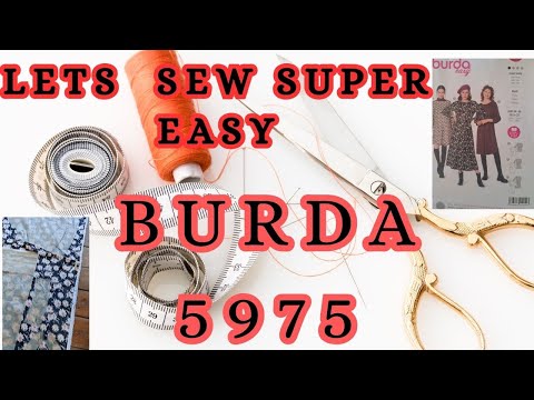 Turning Flawed Fabric Into a Stunning Dress | Burda 5975 Sew-Along