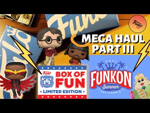 FUNKON 2021 + FUNDAYS BOX OF FUN x2 | Funko Pop & Funko Soda Mega Haul Part Three | Freddy Funko