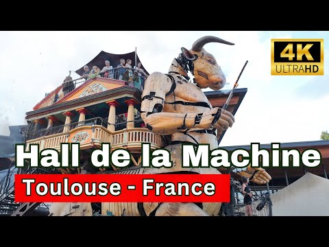 🇫🇷 France 4K Walk | Hall de la Machine & Giant Minotaur, Toulouse | Summer 2025