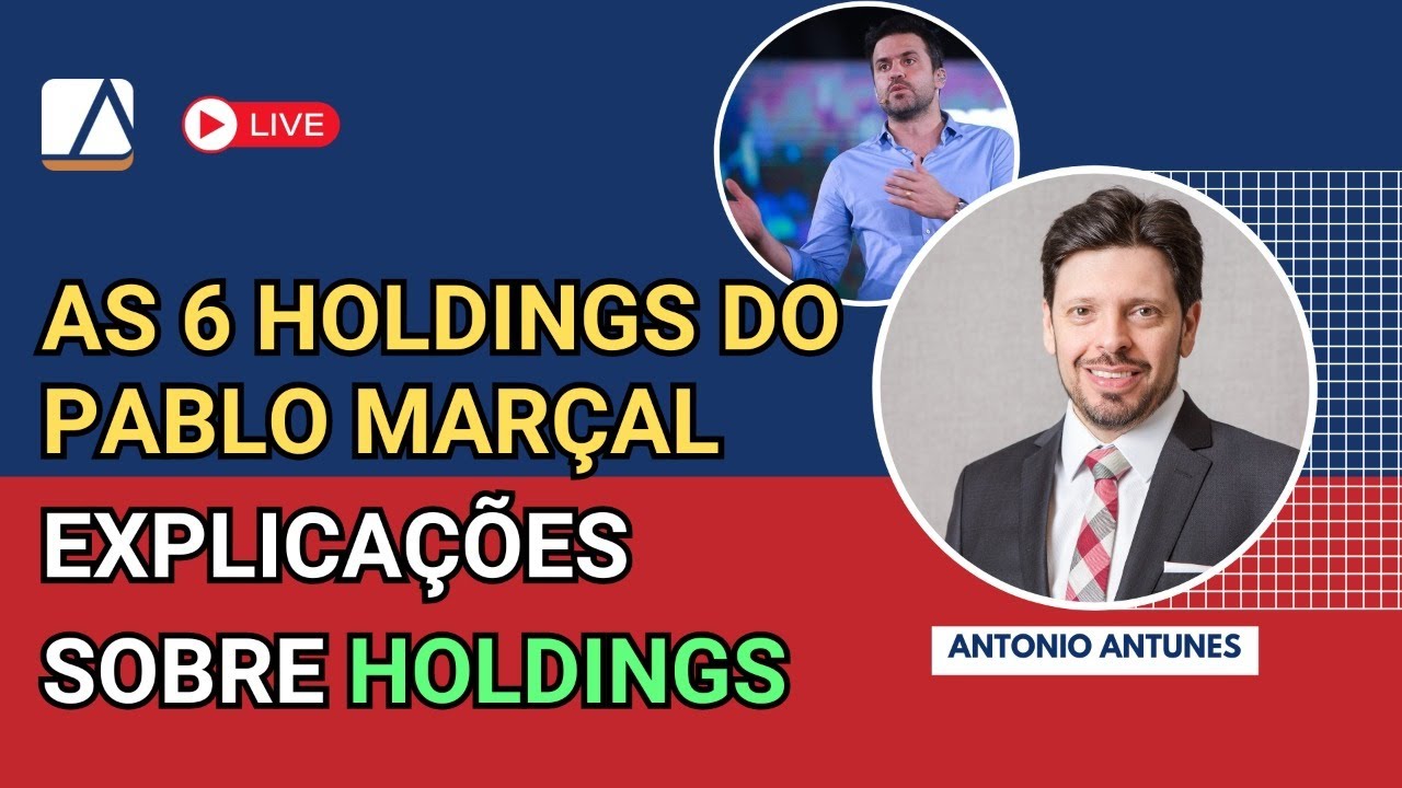 As 6 Holdings do PABLO MARÇAL (React) - Explicando as Holdings