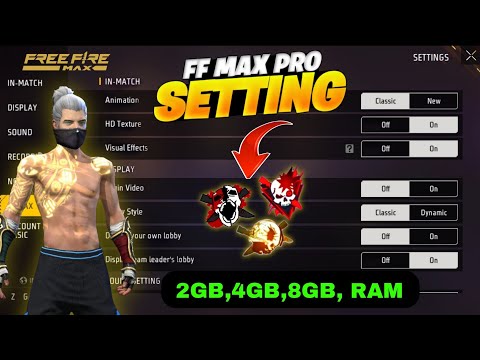 free fire max setting full Details | free fire setting | free fire max pro setting