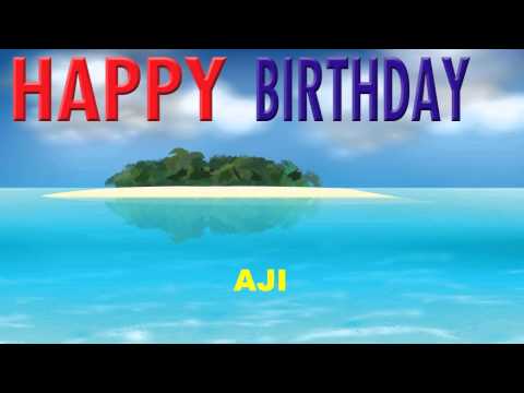 Aji  Card Tarjeta - Happy Birthday
