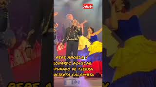 PEPE  Y SUS HIJOS  CANTANDO JUNTOS CONCIERTO  COLOMBIA #angelaaguilar #pepeaguilar #leonardoaguilar