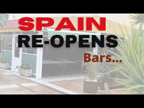 Costa Blanca Lockdown Over - Bars to open 😍