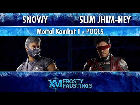 Frosty Faustings XVI Pools - Snowy (Smoke) vs Slim Jhim-ney (Kenshi) - Mortal Kombat 1
