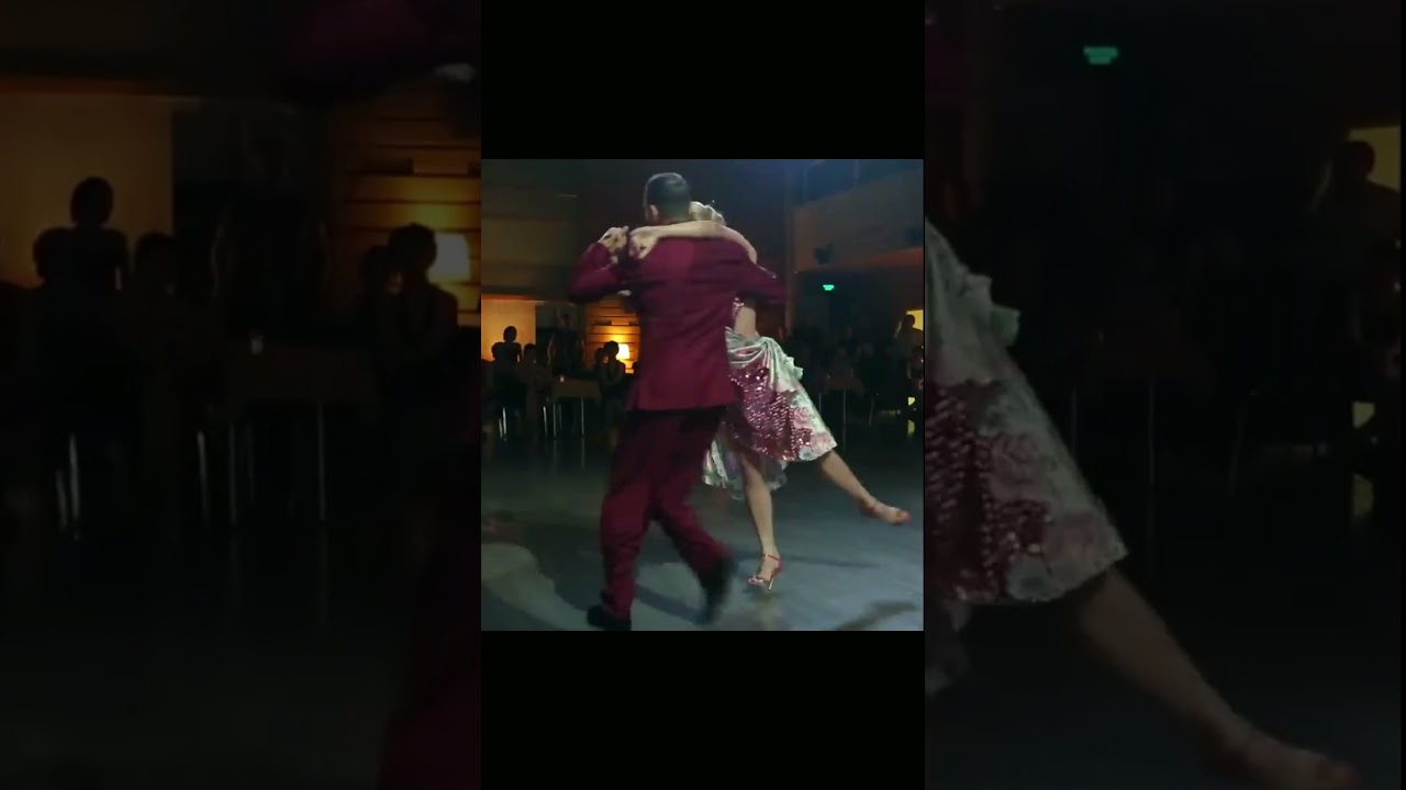 Featured artists Eleonora Kalganova and Michael Nadtochi dancing argentine tango