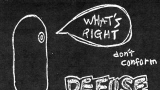 Defuse - What's Right Don't Conform (Tape 1999)