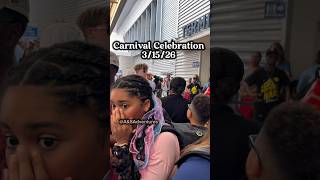 Thousands OUTSIDE! Carnival Celebration Boarding Disaster! #travel #shorts