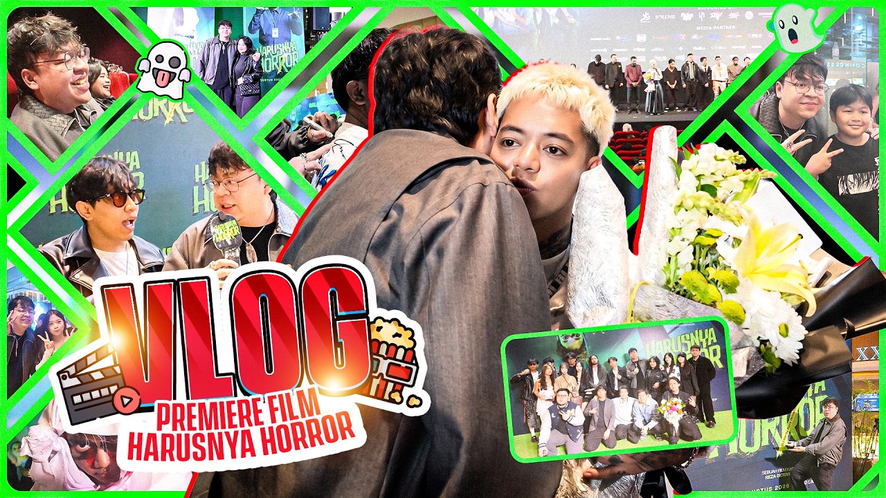 VLOG GALA PREMIERE FILM HARUSNYA HORROR AAACLAN  !! GILA PECAH BANGET - DEANKT VLOG
