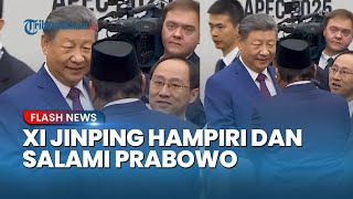 Detik-detik Xi Jinping Hampiri Prabowo di KTT APEC 2025, Presiden RI Langsung Menyapa & Salaman