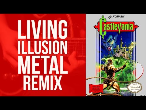 Castlevania NES - Vampire Killer - Metal Remix Music Video - Living Illusion